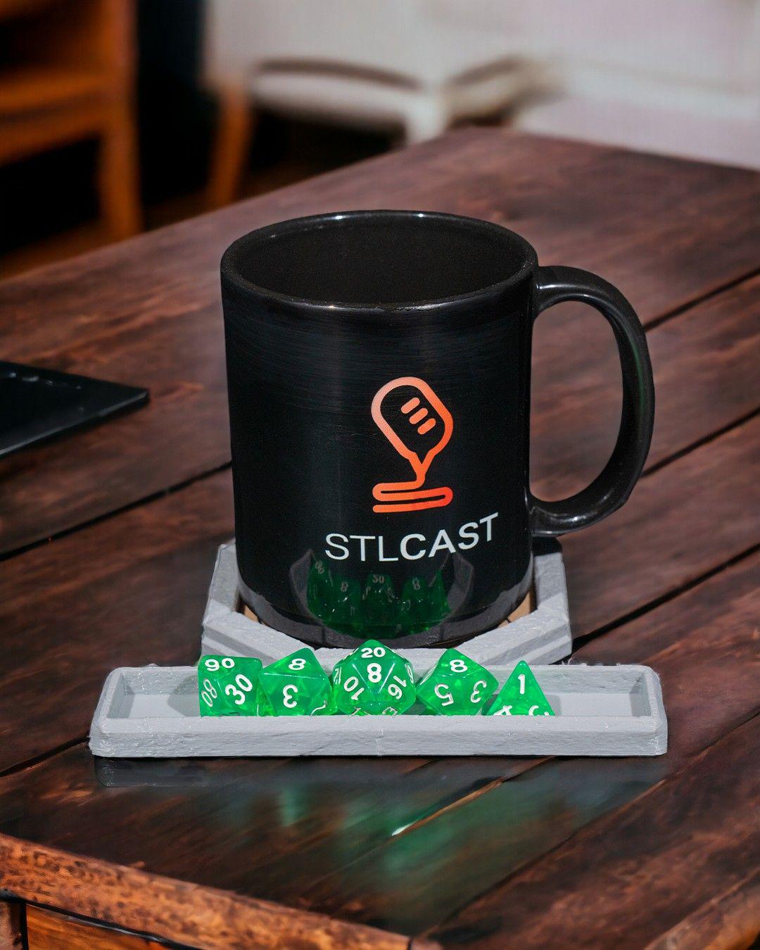 Tabletop RPG Coaster set of 6 Coasters – Fantasy-Themed Decor | Unique TTRPG Gift for Home | Handcrafted Drink Coaster Set Pick Your Class