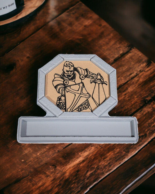 Tabletop RPG Coaster set of 6 Coasters – Fantasy-Themed Decor | Unique TTRPG Gift for Home | Handcrafted Drink Coaster Set Pick Your Class