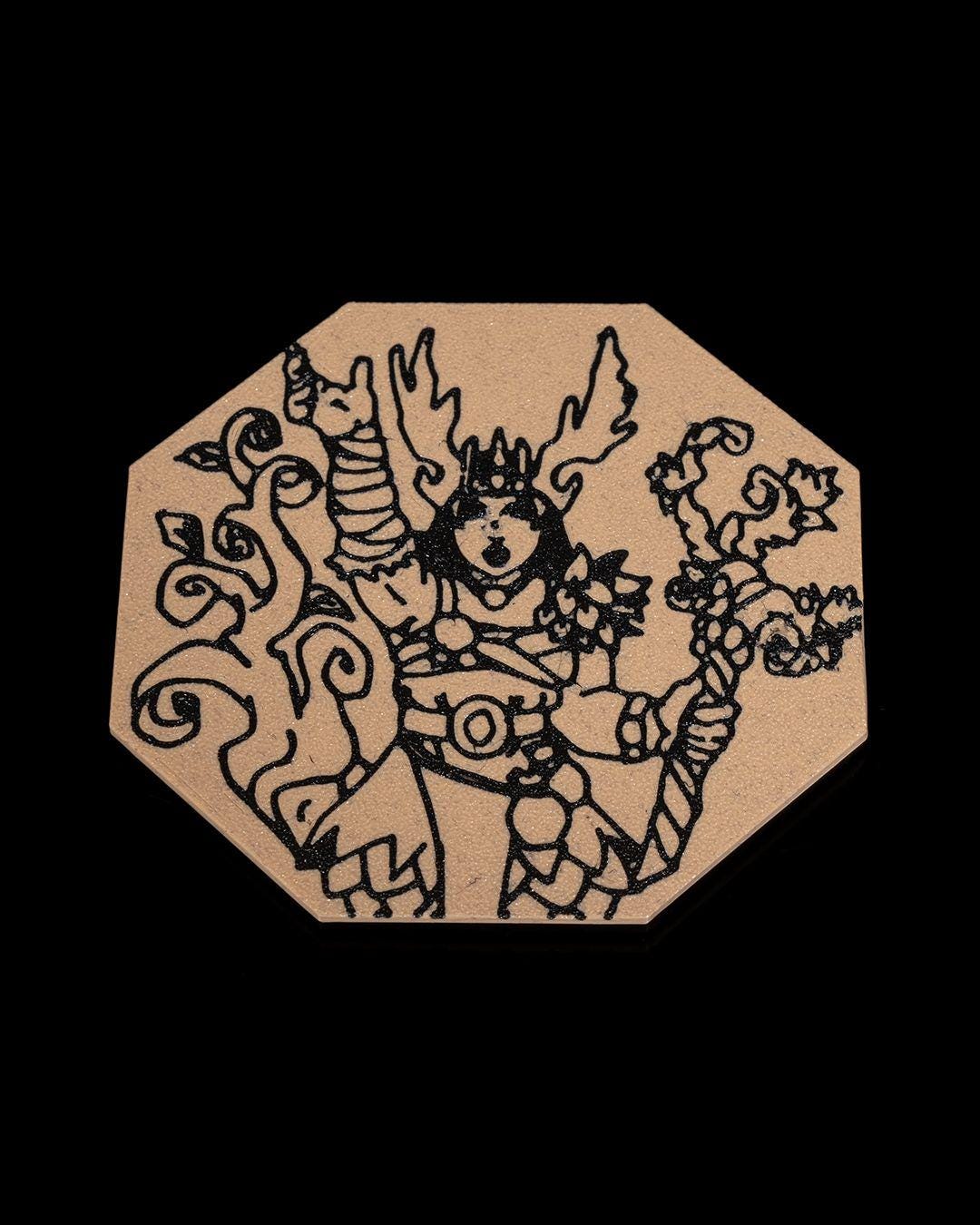 Tabletop RPG Coaster set of 6 Coasters – Fantasy-Themed Decor | Unique TTRPG Gift for Home | Handcrafted Drink Coaster Set Pick Your Class