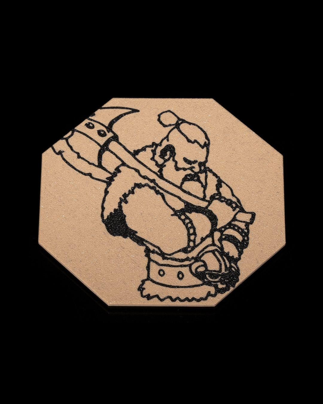 Tabletop RPG Coaster set of 6 Coasters – Fantasy-Themed Decor | Unique TTRPG Gift for Home | Handcrafted Drink Coaster Set Pick Your Class