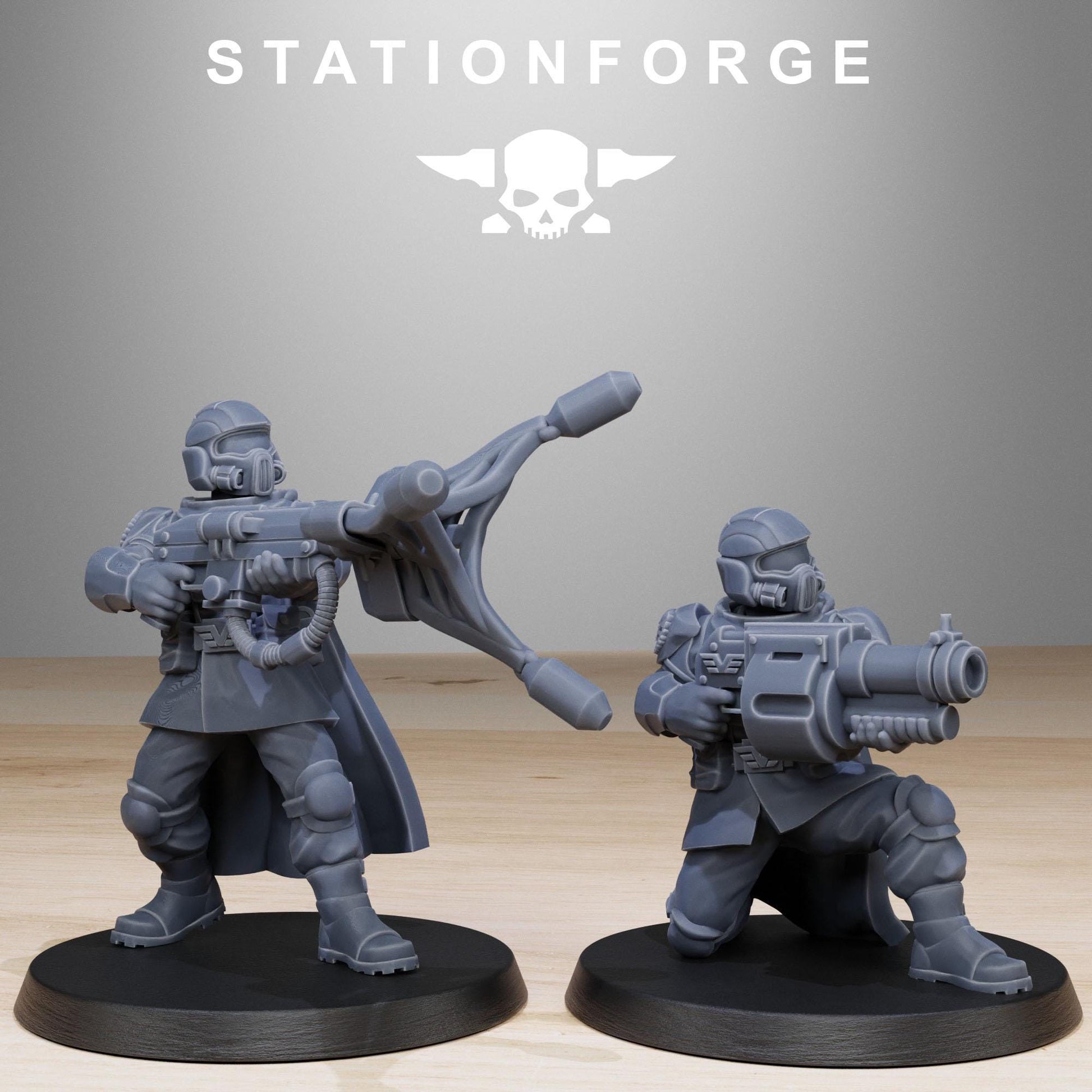 Vaskar Hunters & Xenarid Monster | Station Forge | Wargaming | Infantry |
