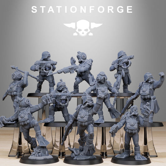 GrimGuard Divers | Station Forge | Wargaming | Infantry | Soldiers