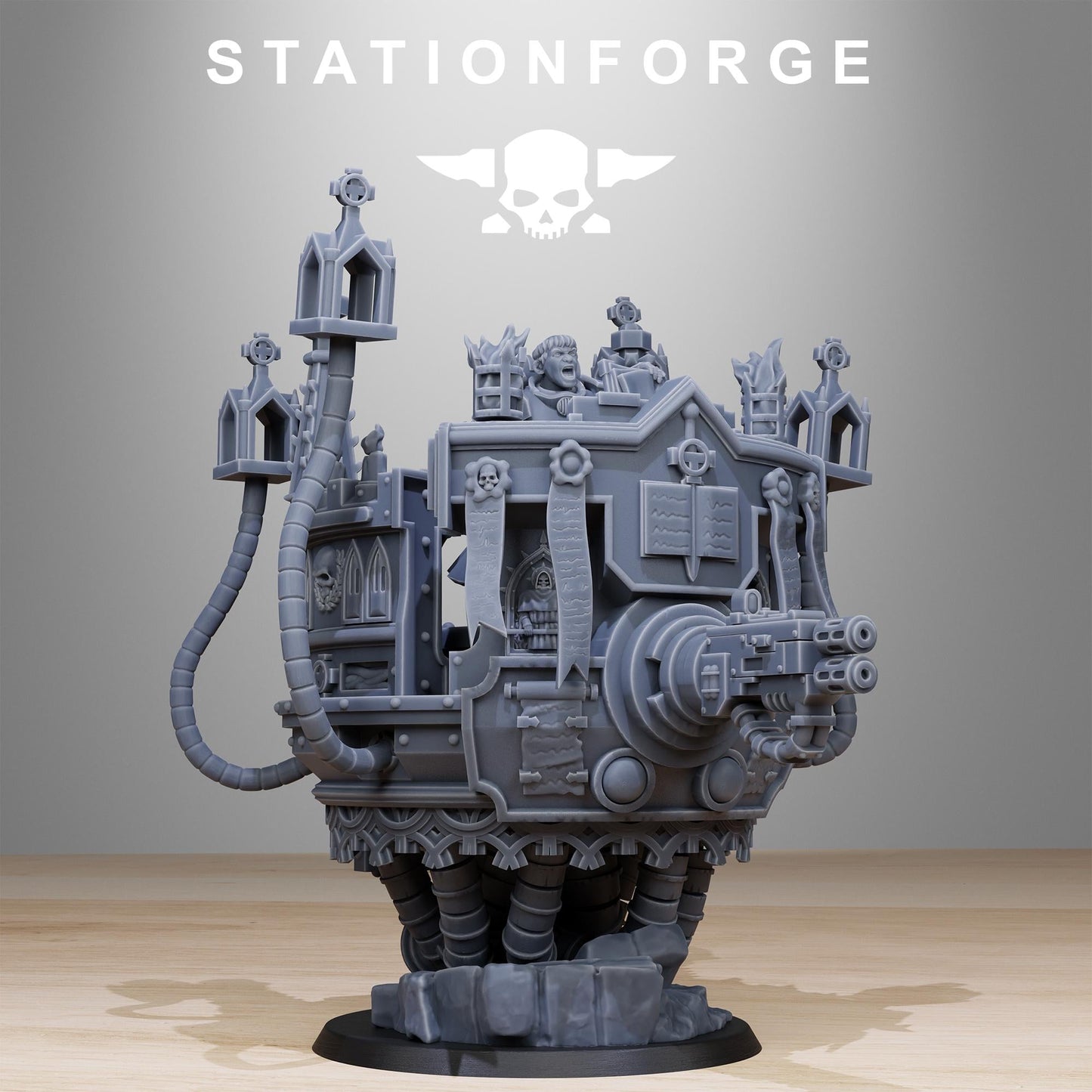 Vodalites Pulpit | Station Forge | Wargaming | Tabletop miniatures | Grim dark future wargames