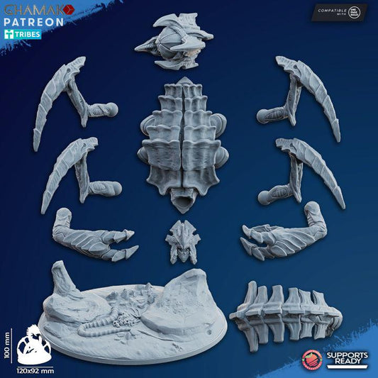 Plasmatic Scorpid | Ghamak Cosmic Devourer | Wargaming | Alien Swarm Proxies | Alien Hive | Xenomorph Grimdark Devourer | Scorpion Proxy