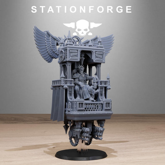 Vodalites Flying Throne | Station Forge | Wargaming | Tabletop miniatures | Grim dark future wargames