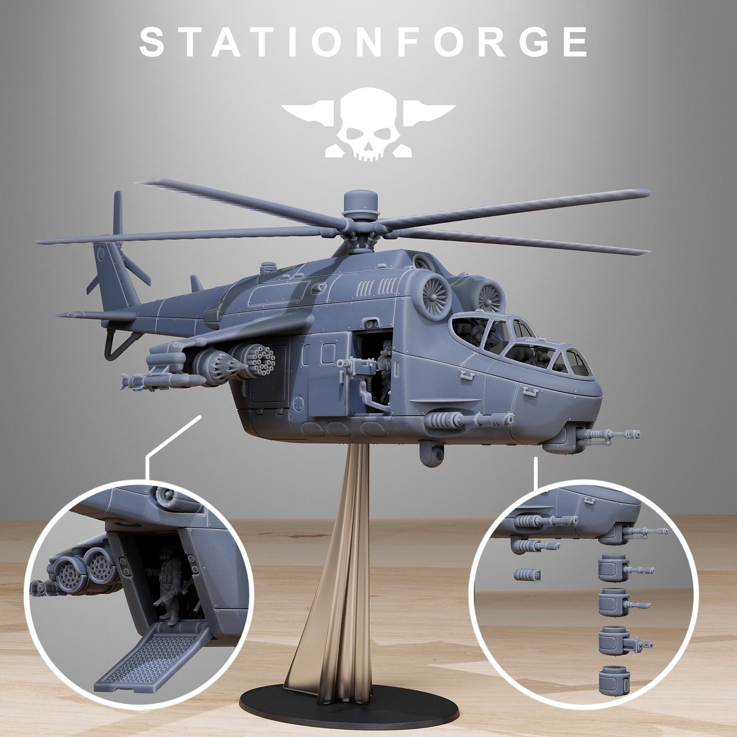 GrimGuard Helicopter | Station Forge | Wargaming