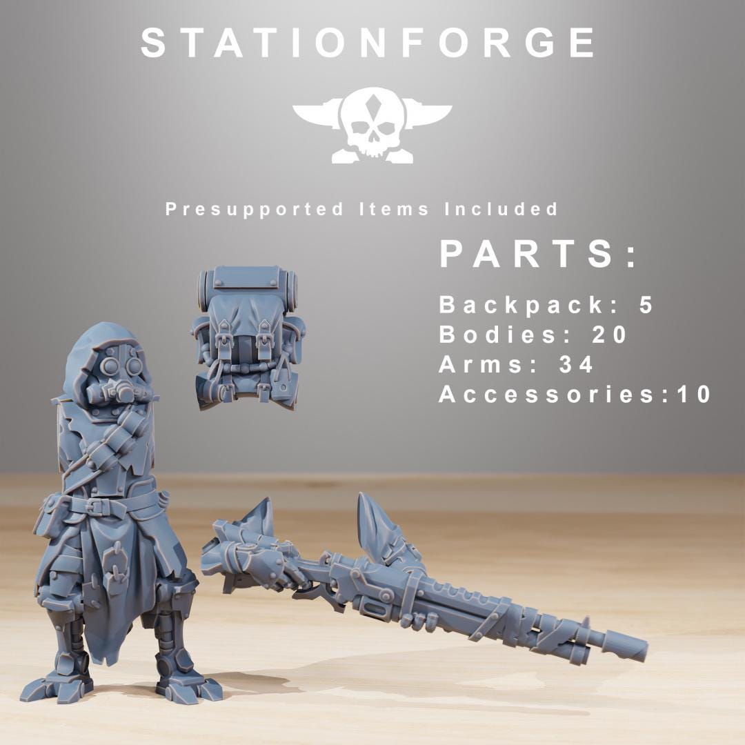 Scavenger Rangers Builder Kit | Station Forge | Marines | Wargaming | Infantry | Soldiers
