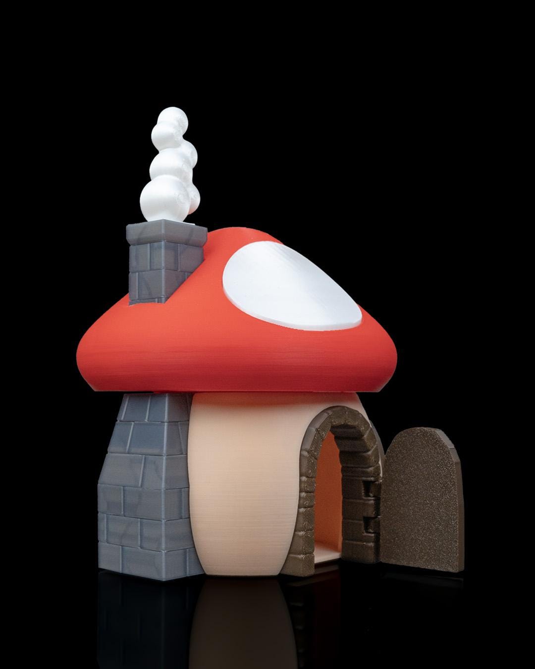 Magical Mushroom Fairy House | 3D Printed Fairy Cottage | Enchanted Mushroom Home | Fantasy Decor for Cosplay | Whimsical Home Accent