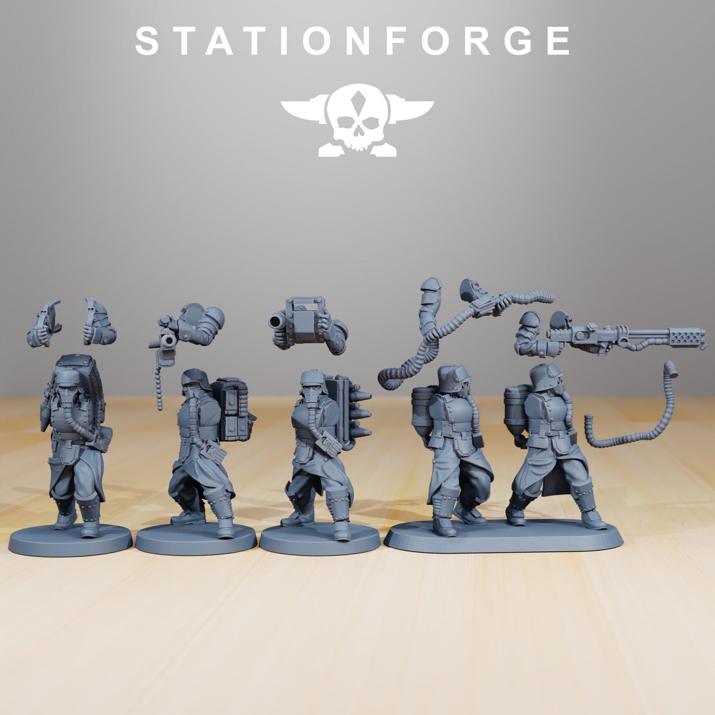 GrimGuard Armour Squad | Station Forge | Wargaming | Infantry | Soldiers