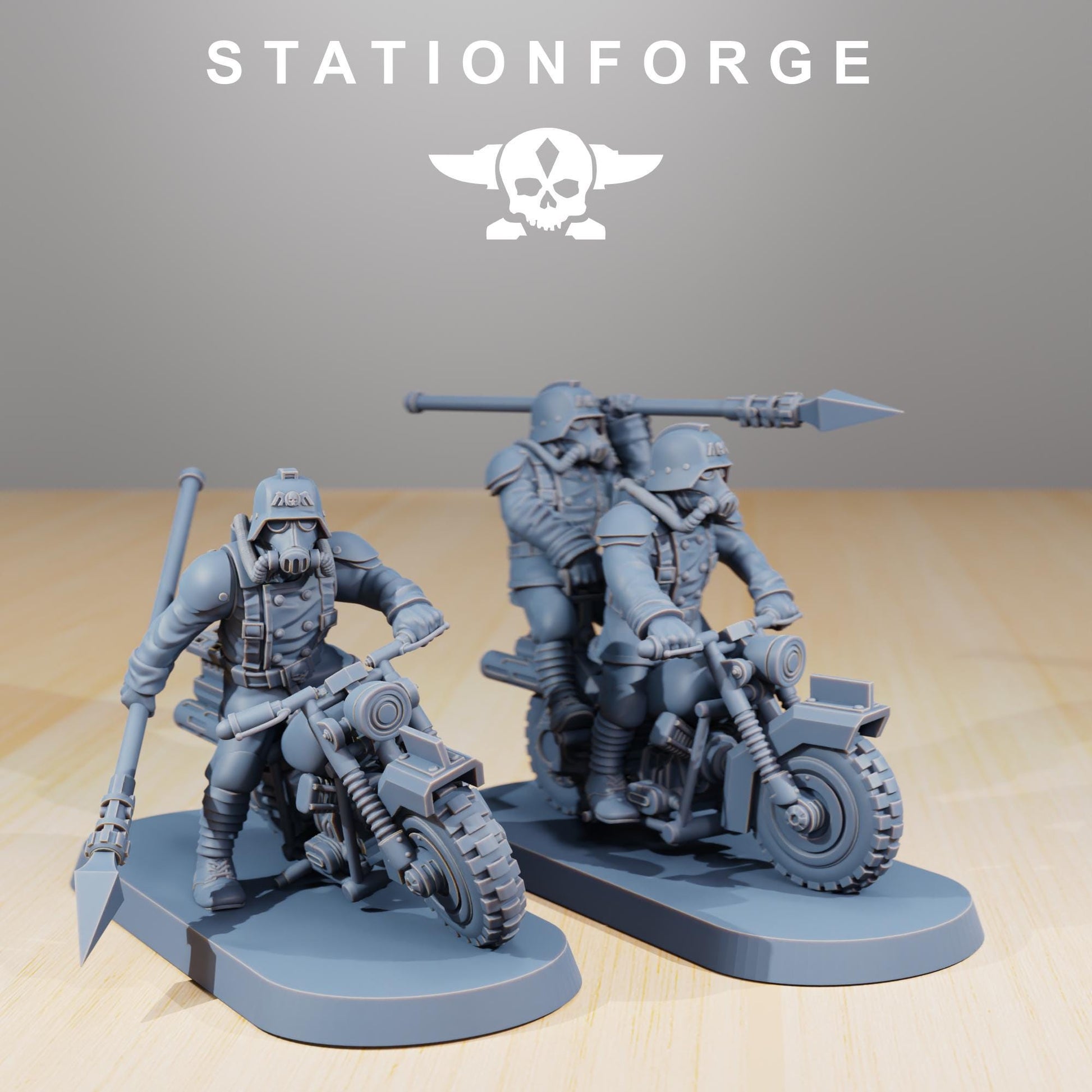 GrimGuard Death Bikers | Station Forge | Wargaming | Infantry | Soldiers