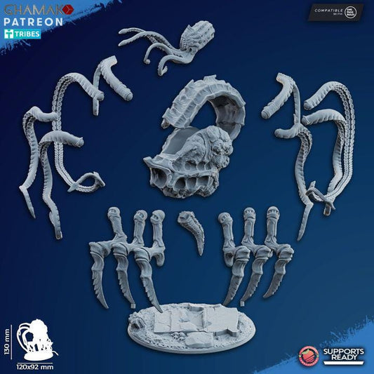 Venefic Brooder | Ghamak Cosmic Devourer | Wargaming | Alien Swarm Proxies | Alien Hive | Xenomorph Grimdark Devourer |