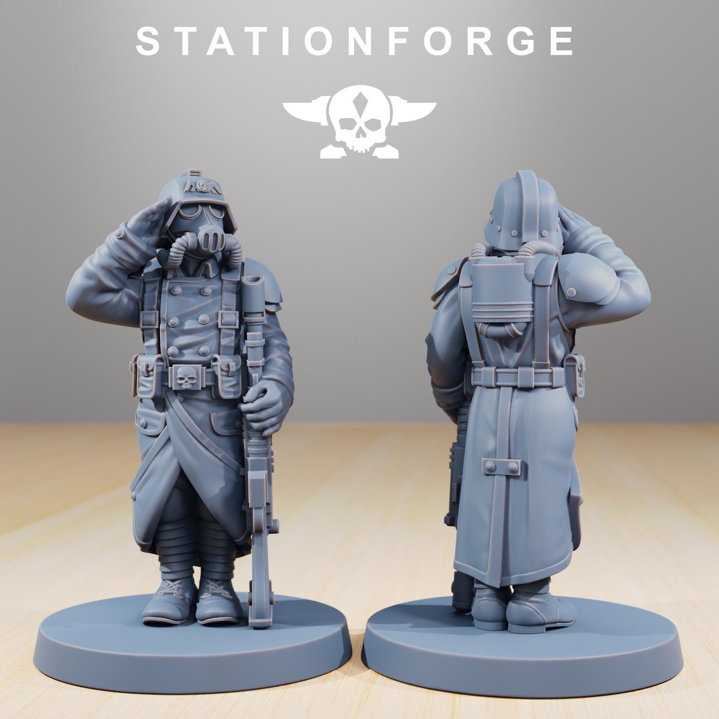 GrimGuard Marching Poses | Station Forge | Marines | Wargaming | Infantry | Soldiers