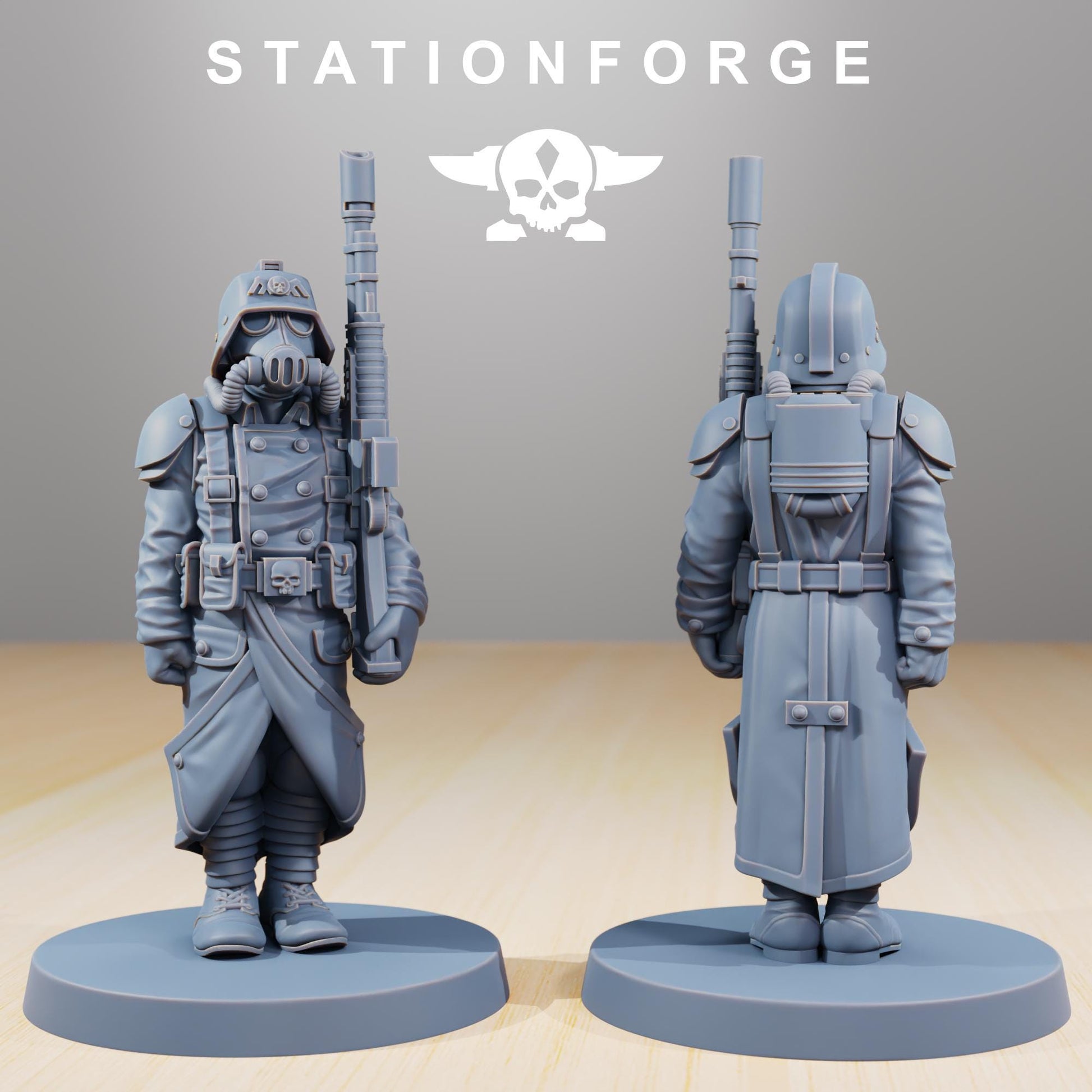 GrimGuard Marching Poses | Station Forge | Marines | Wargaming | Infantry | Soldiers