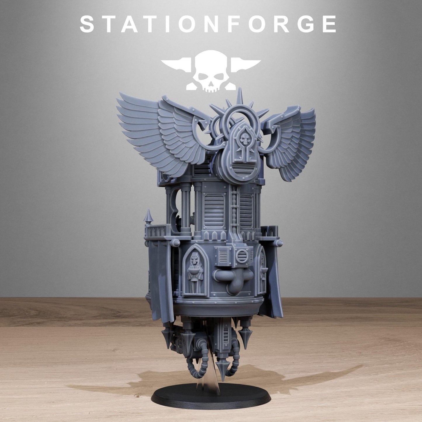 Vodalites Flying Throne | Station Forge | Wargaming | Tabletop miniatures | Grim dark future wargames