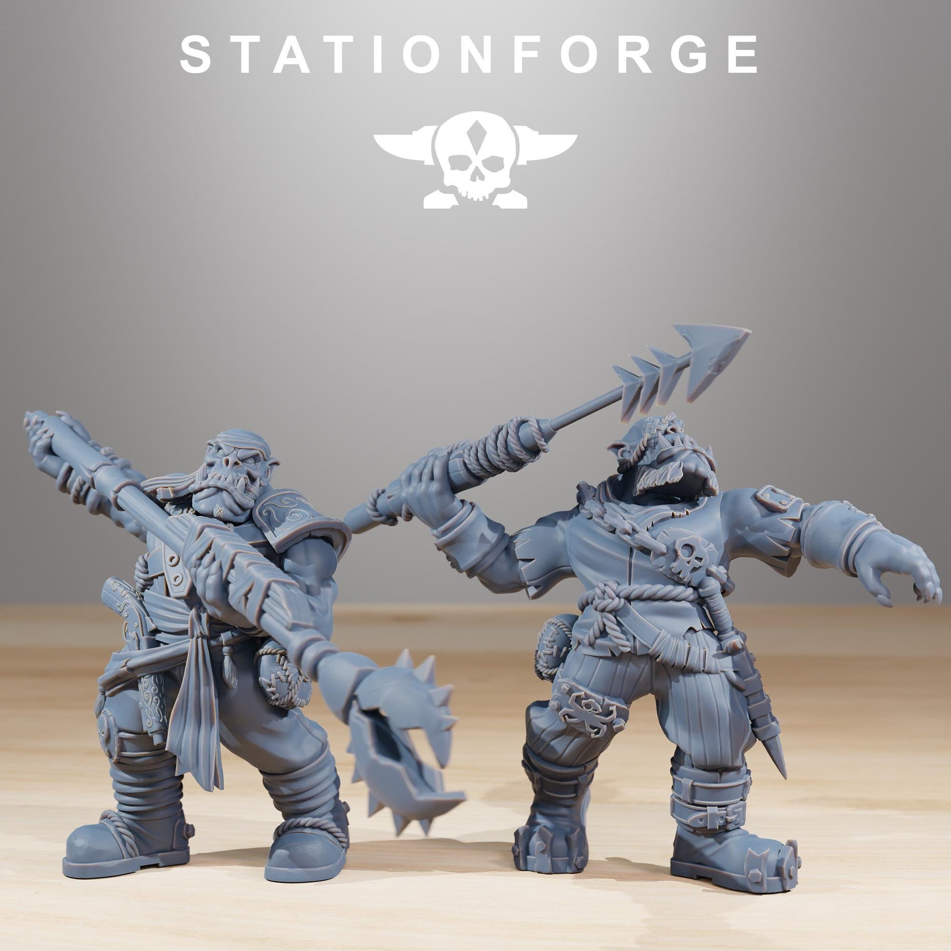 Orkaz Death Mounta | Orkaz | Orc | Grimdark Future | Sci Fi | Space | Table Top | Station Forge | tabletop Wargaming | High Quality Minis