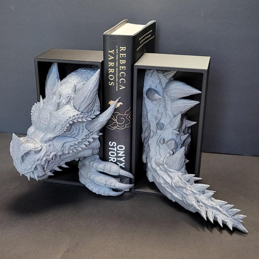 Dragon Emerging Book Nook | 3D Printed Fantasy Bookshelf Insert | Handmade Dragon Cave Diorama | Unique Gift for Book Lovers