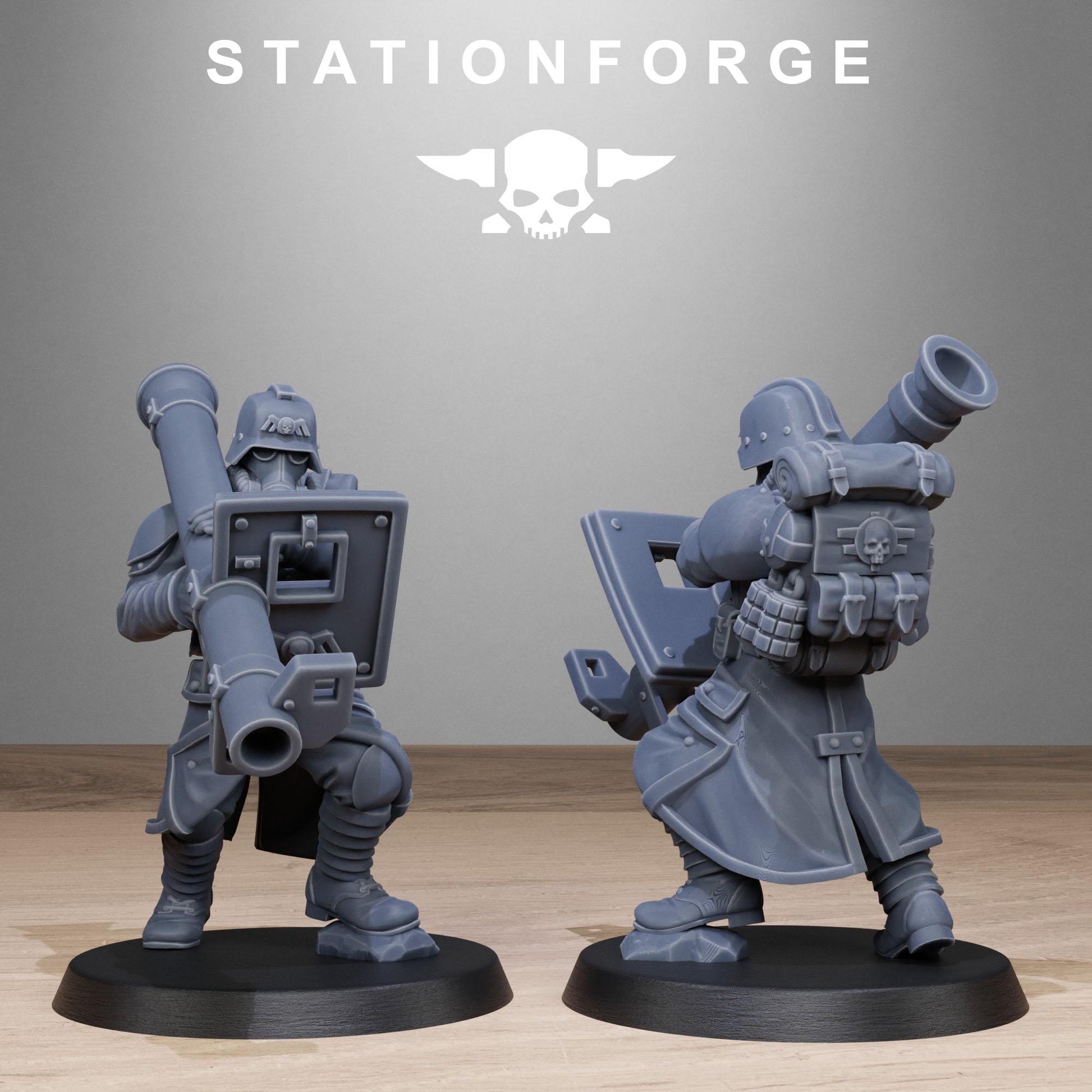 GrimGuard Rocketeers | Station Forge | Wargaming | Infantry | Soldiers