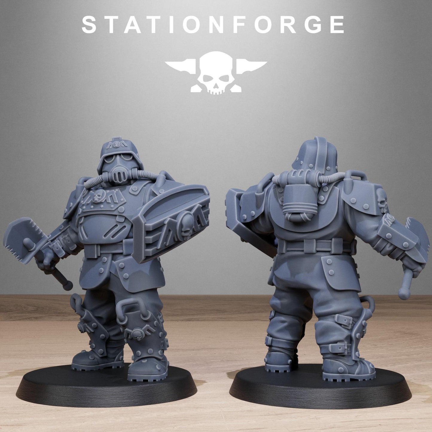 GrimGuard Armored Mutants | Station Forge | Wargaming | Infantry | Soldiers