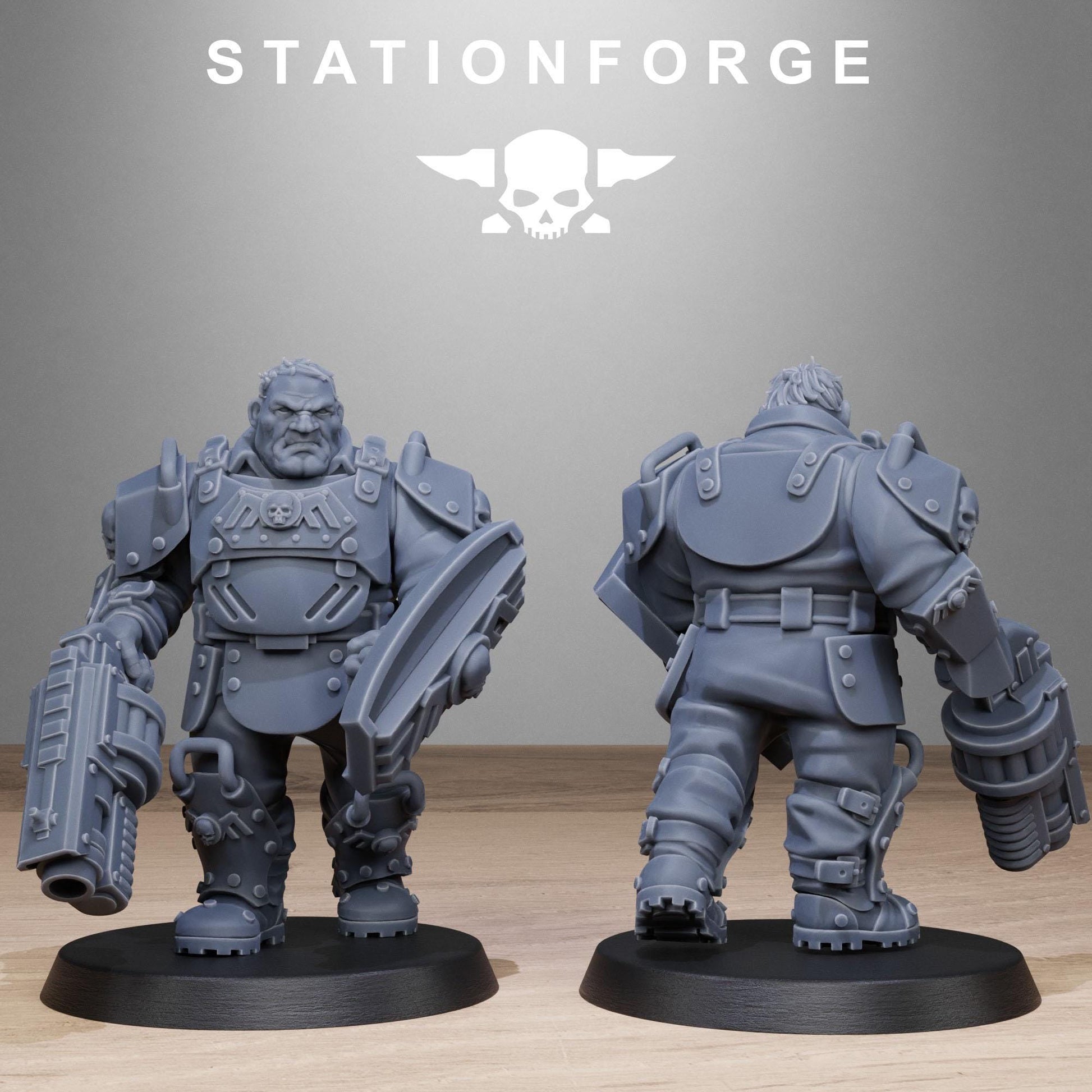GrimGuard Armored Mutants | Station Forge | Wargaming | Infantry | Soldiers