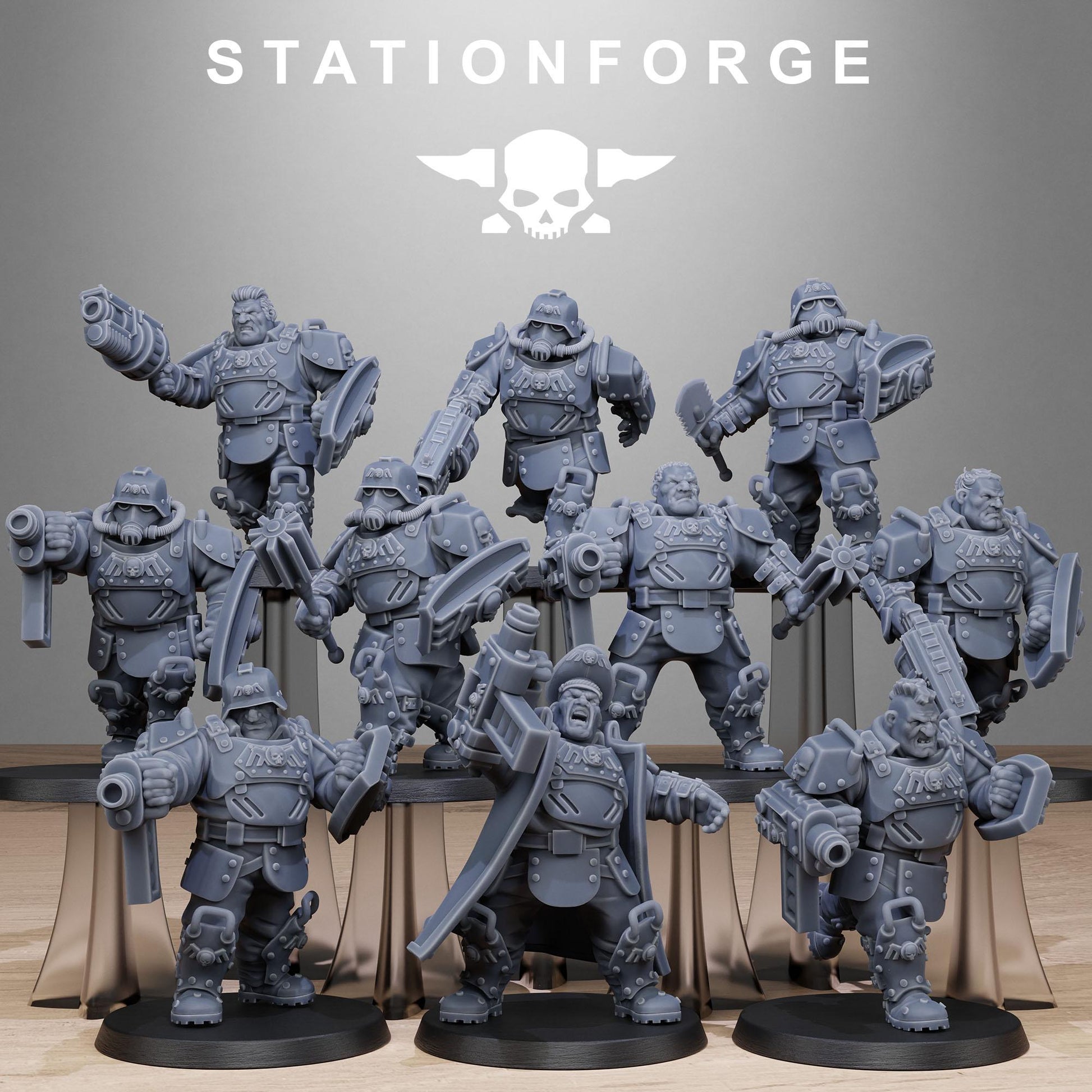 GrimGuard Armored Mutants | Station Forge | Wargaming | Infantry | Soldiers