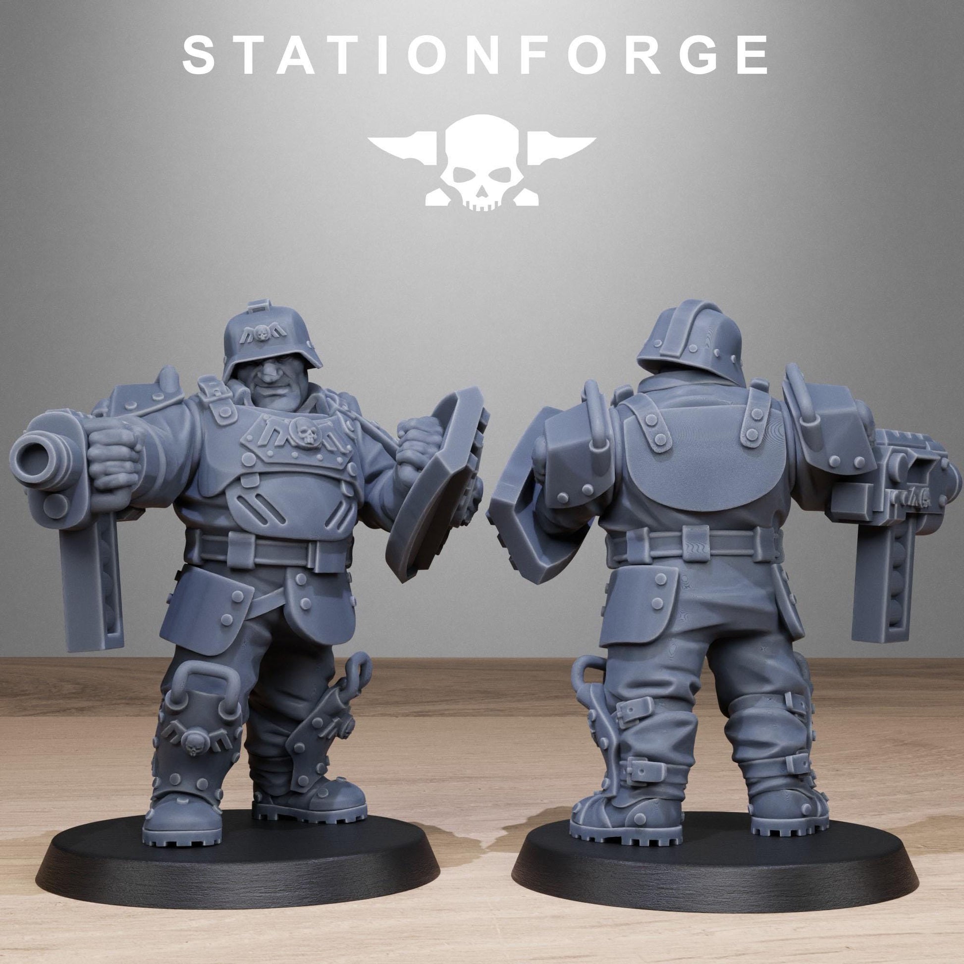 GrimGuard Armored Mutants | Station Forge | Wargaming | Infantry | Soldiers