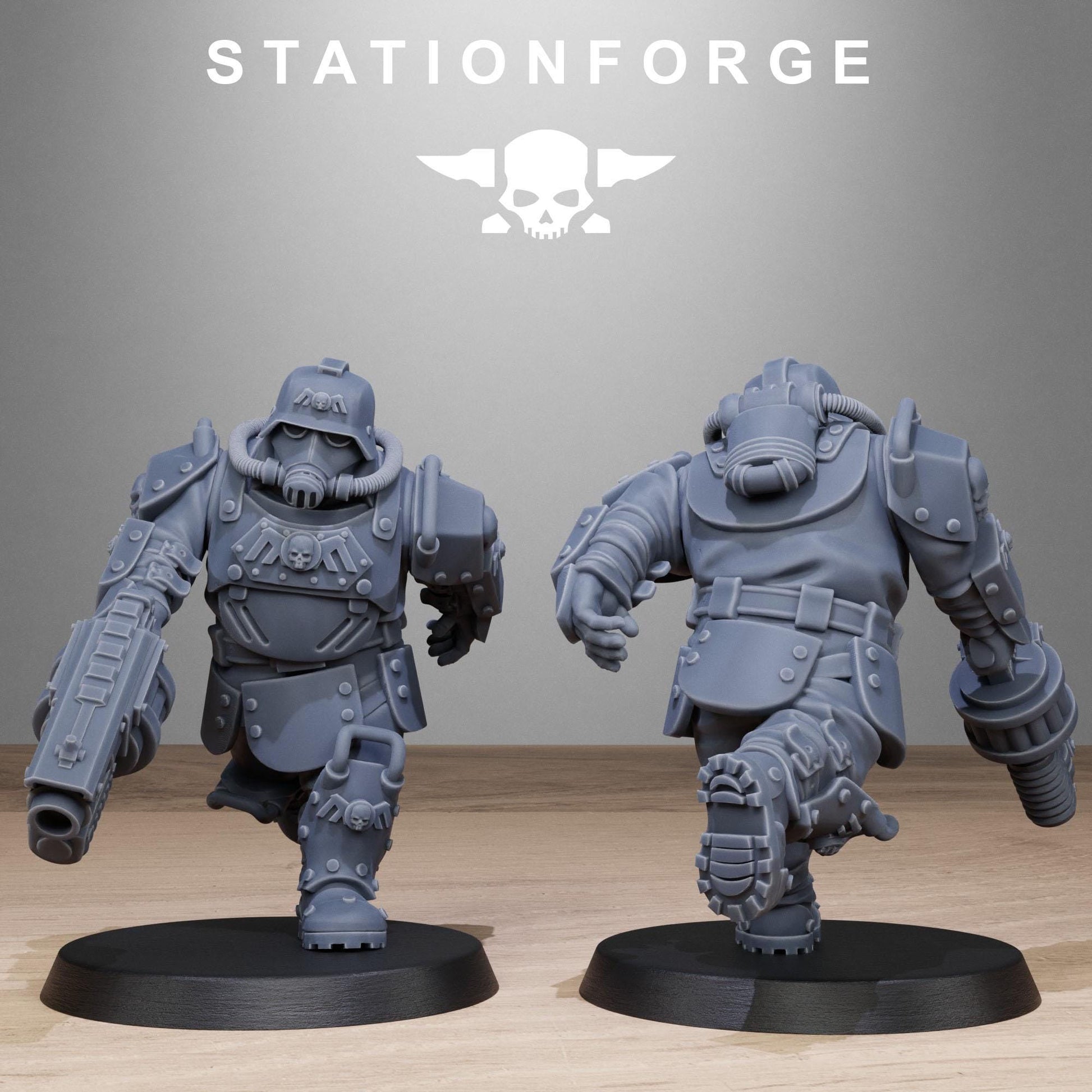 GrimGuard Armored Mutants | Station Forge | Wargaming | Infantry | Soldiers