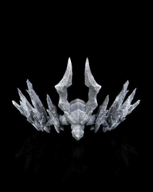 Dragon Heirs Crown | 3D Printed Cosplay Headpiece | Fantasy Crown for Cosplay & Costume | Dragonborn, Elf, or Medieval Fantasy