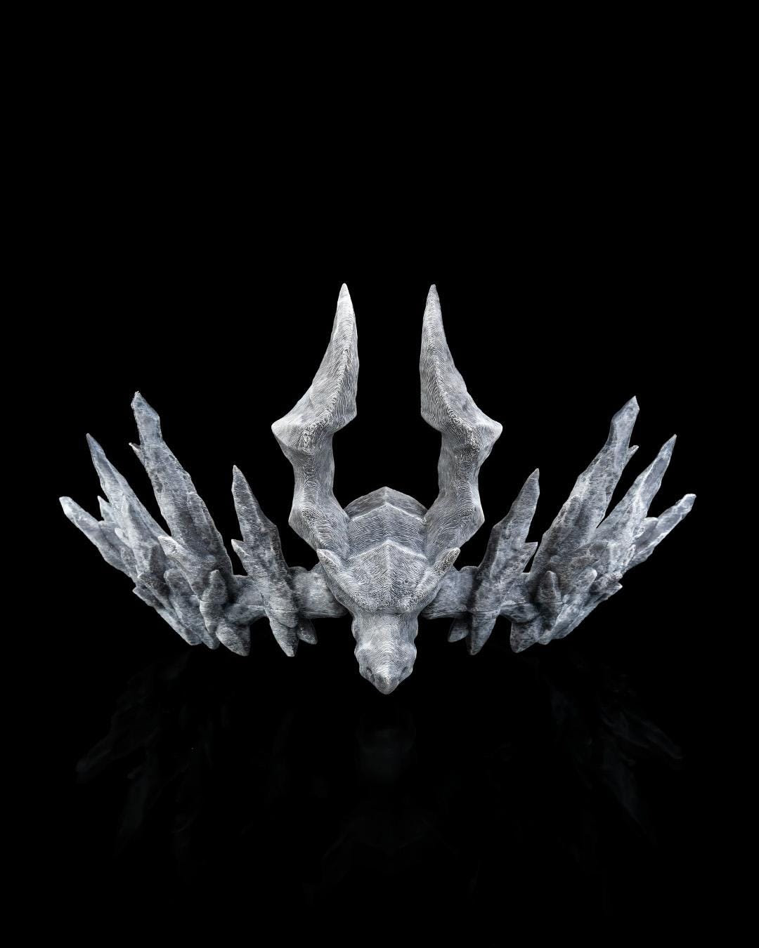 Dragon Heirs Crown | 3D Printed Cosplay Headpiece | Fantasy Crown for Cosplay & Costume | Dragonborn, Elf, or Medieval Fantasy