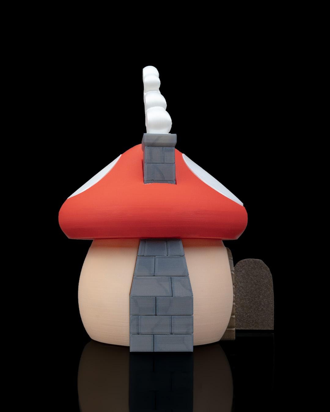 Magical Mushroom Fairy House | 3D Printed Fairy Cottage | Enchanted Mushroom Home | Fantasy Decor for Cosplay | Whimsical Home Accent