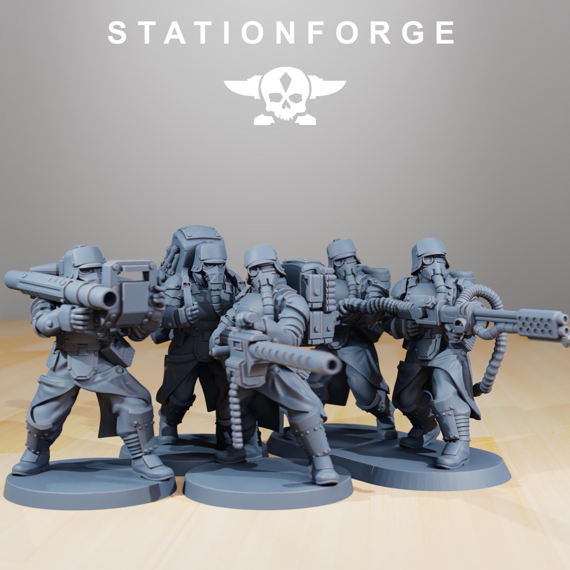 GrimGuard Armour Squad | Station Forge | Wargaming | Infantry | Soldiers
