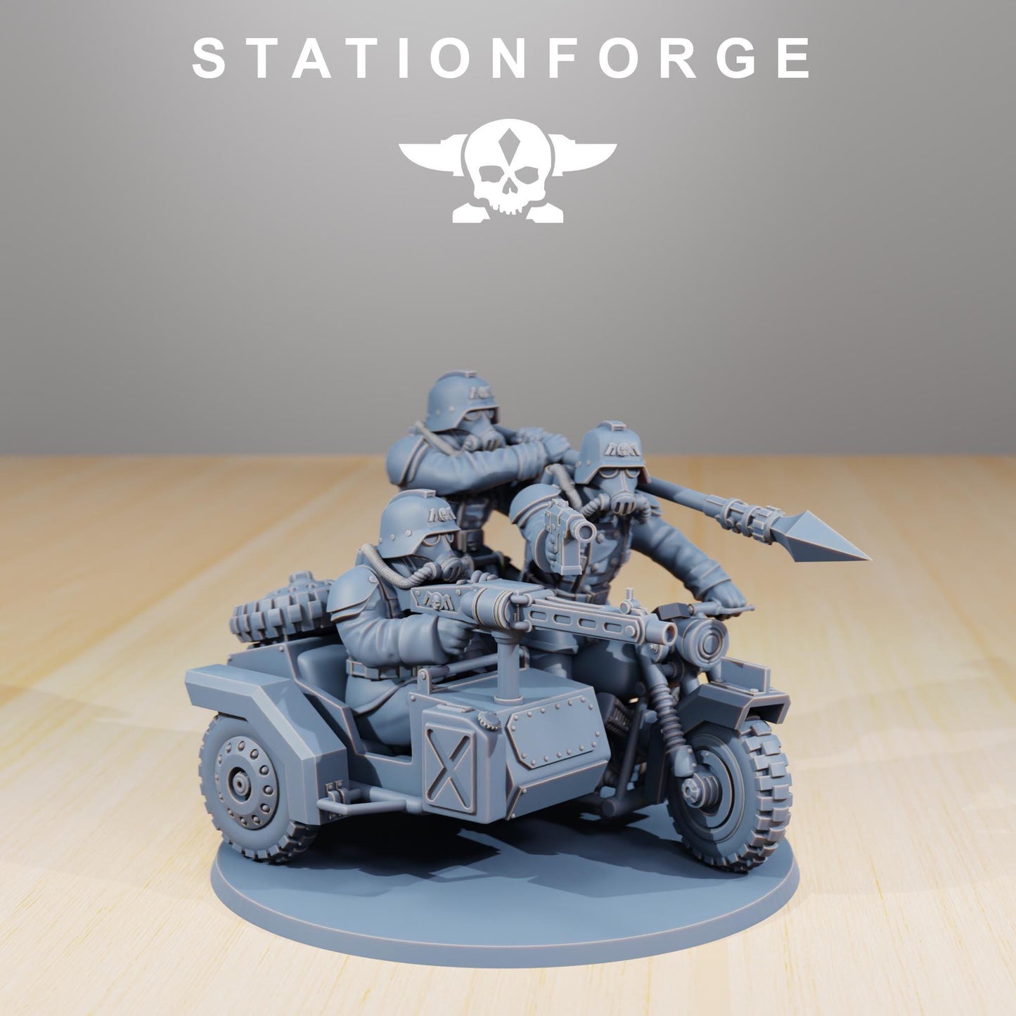 GrimGuard Death Bikers | Station Forge | Wargaming | Infantry | Soldiers