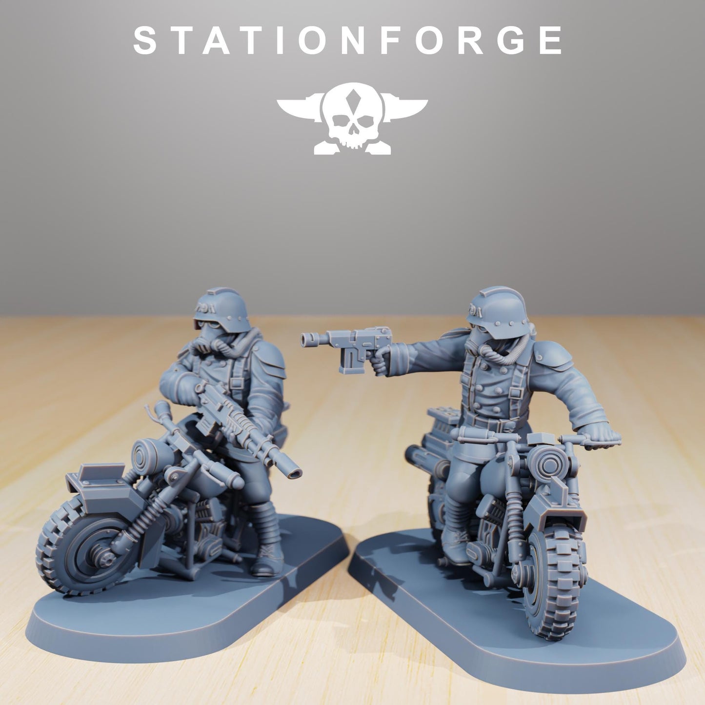 GrimGuard Death Bikers | Station Forge | Wargaming | Infantry | Soldiers