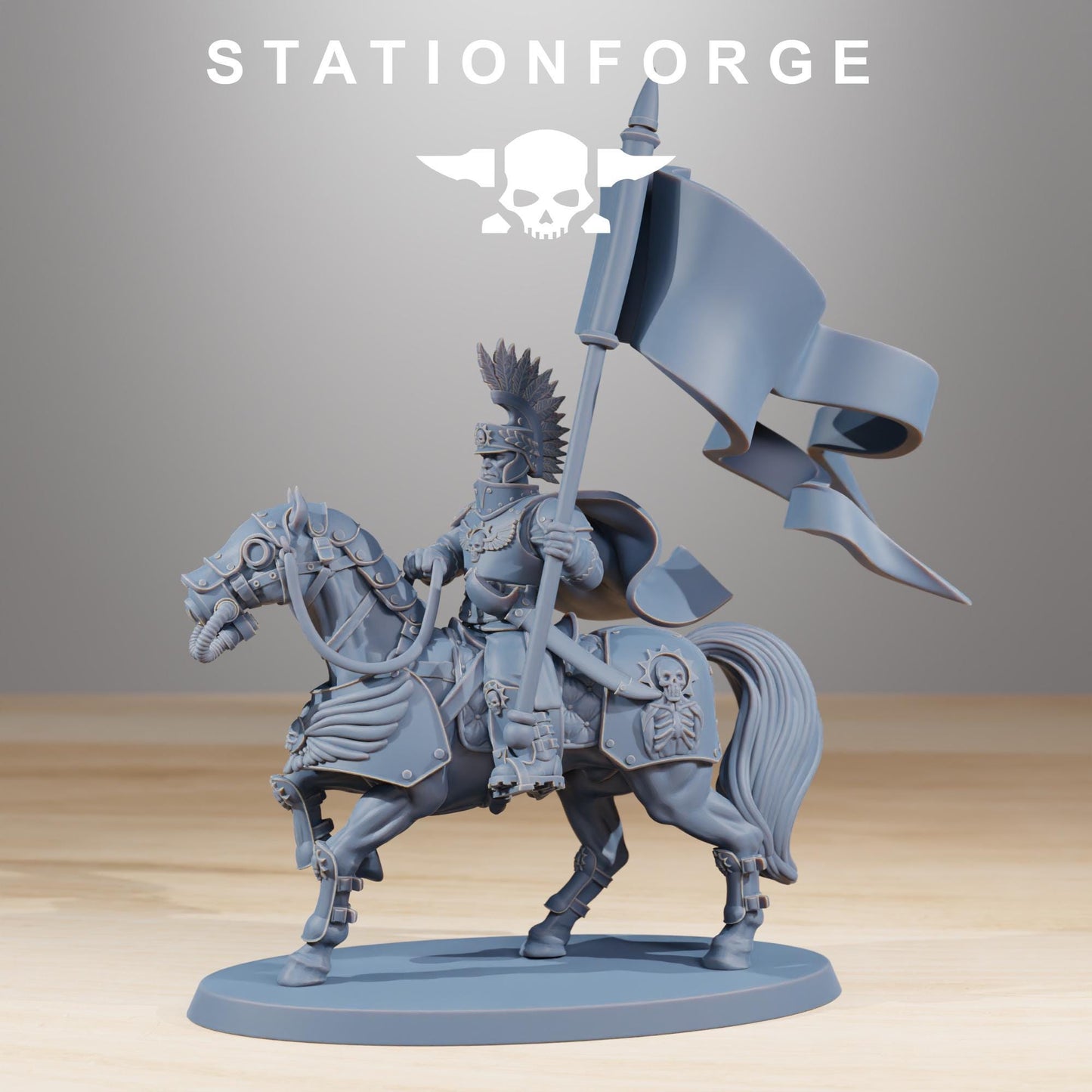 National Guard Cavalry Commanders | Station Forge | Wargaming | Grim dark future wargaming | Mutants | sci-fi tabletop