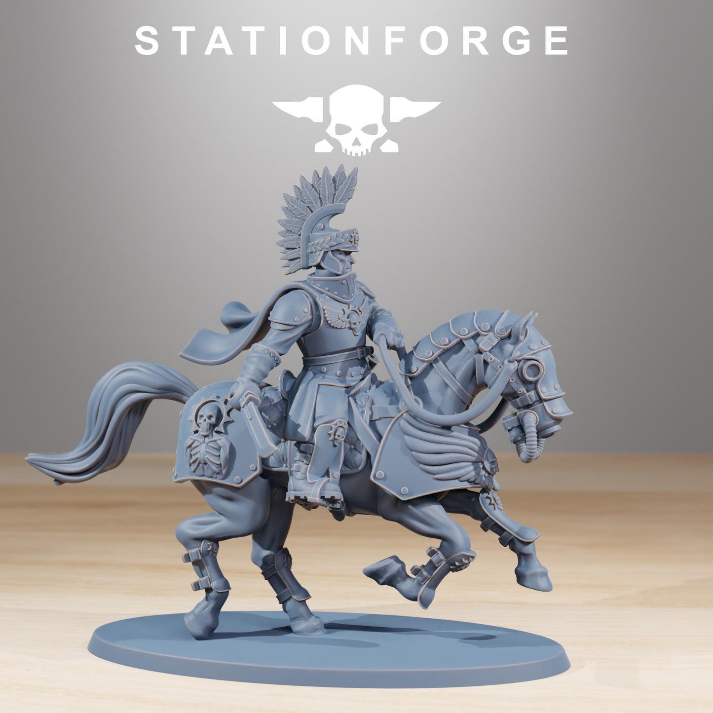National Guard Cavalry Commanders | Station Forge | Wargaming | Grim dark future wargaming | Mutants | sci-fi tabletop