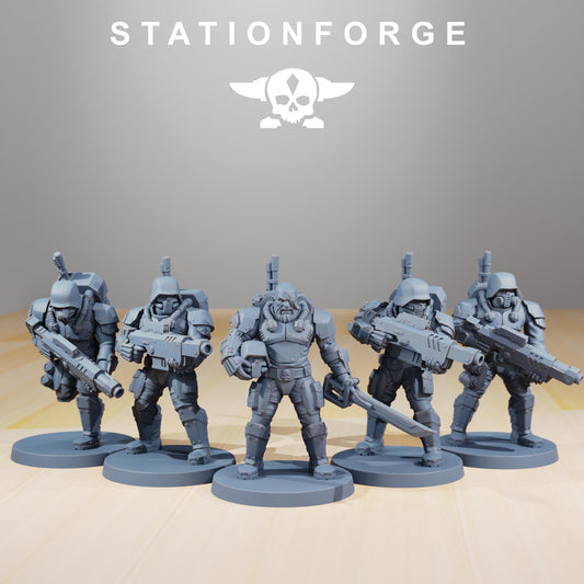 National Guard Infantry | Station Forge | Wargaming | Grim dark future wargaming | Mutants | sci-fi tabletop