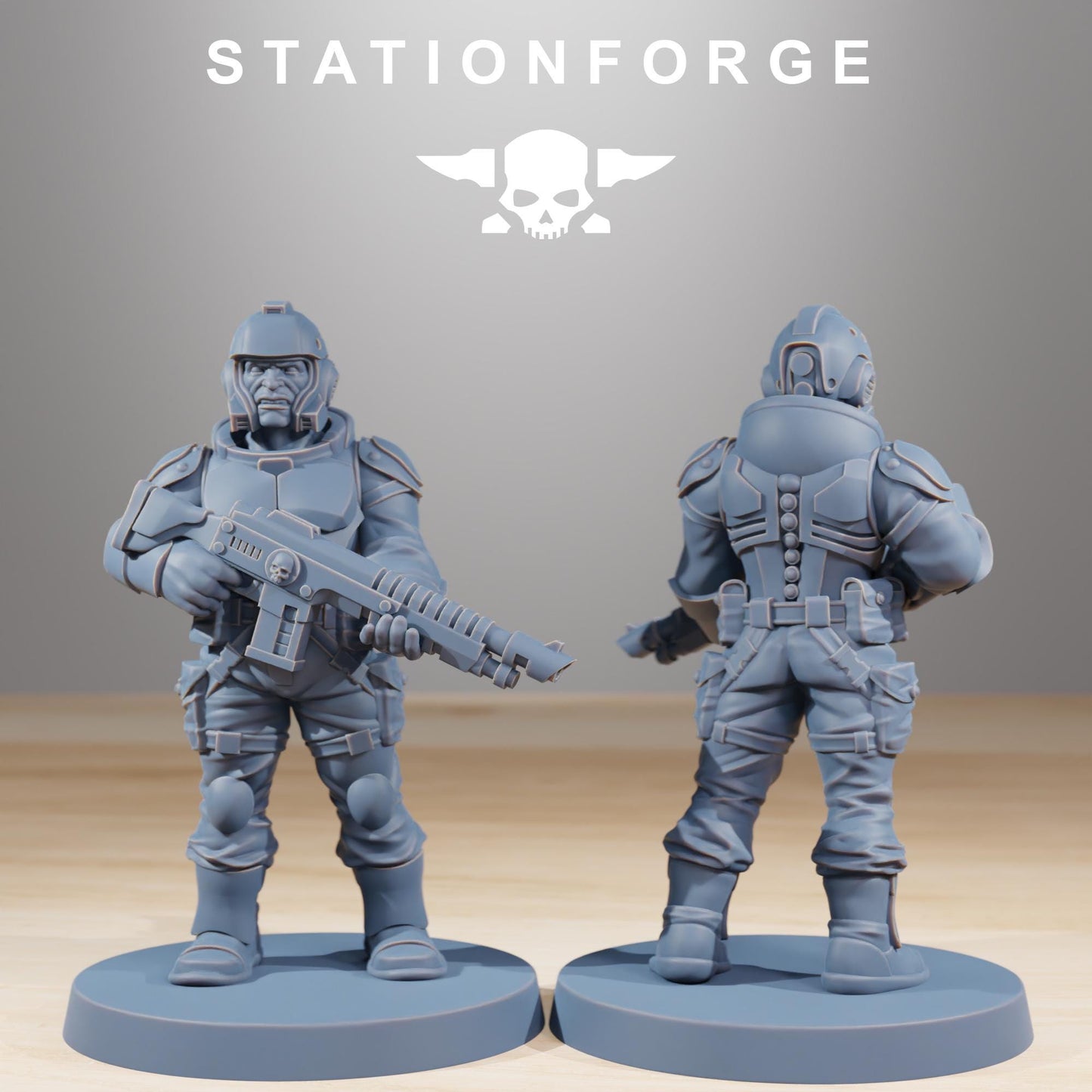 National Guard Warmech | Station Forge | Wargaming | Grim dark future wargaming | Mutants | sci-fi tabletop
