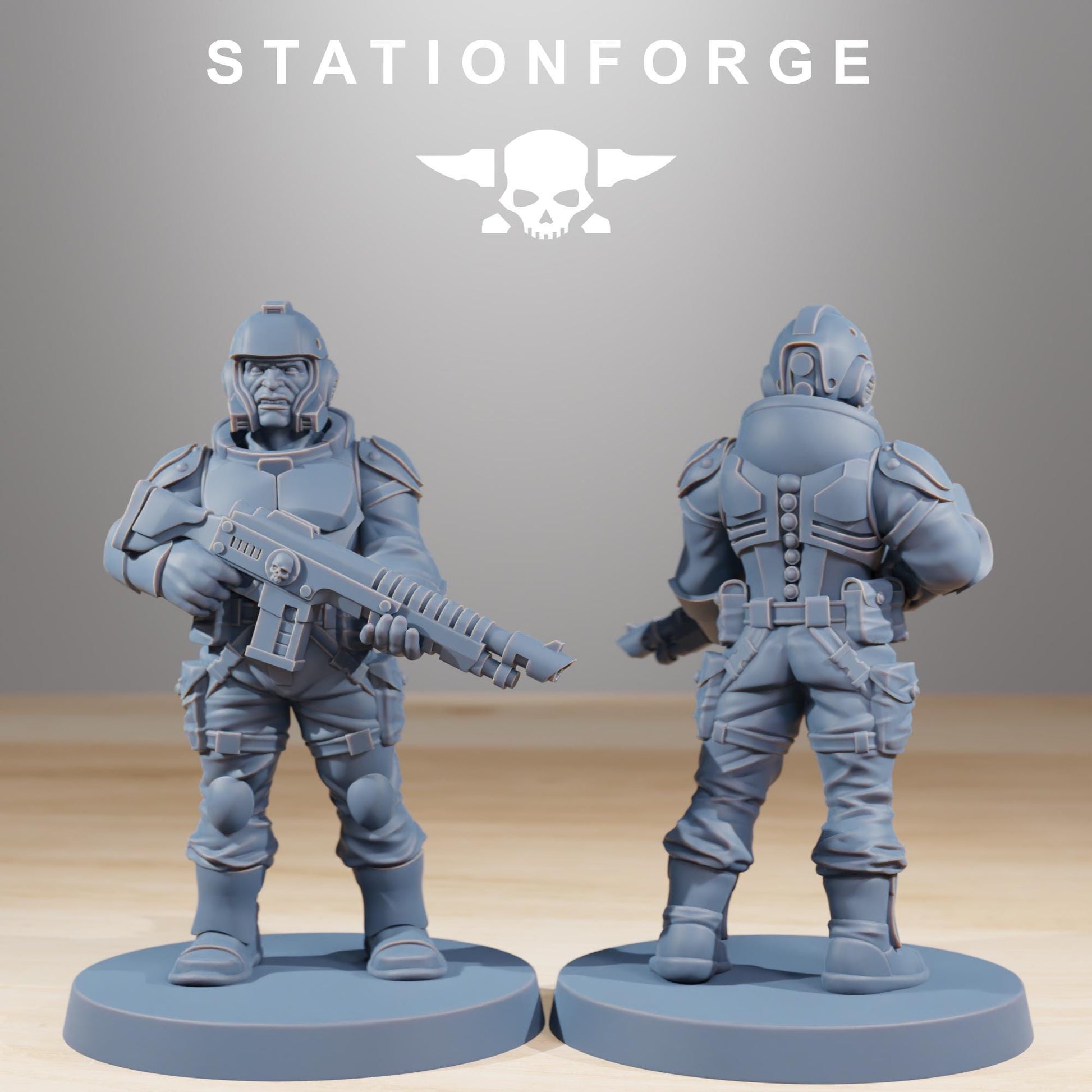 National Guard Warmech | Station Forge | Wargaming | Grim dark future wargaming | Mutants | sci-fi tabletop