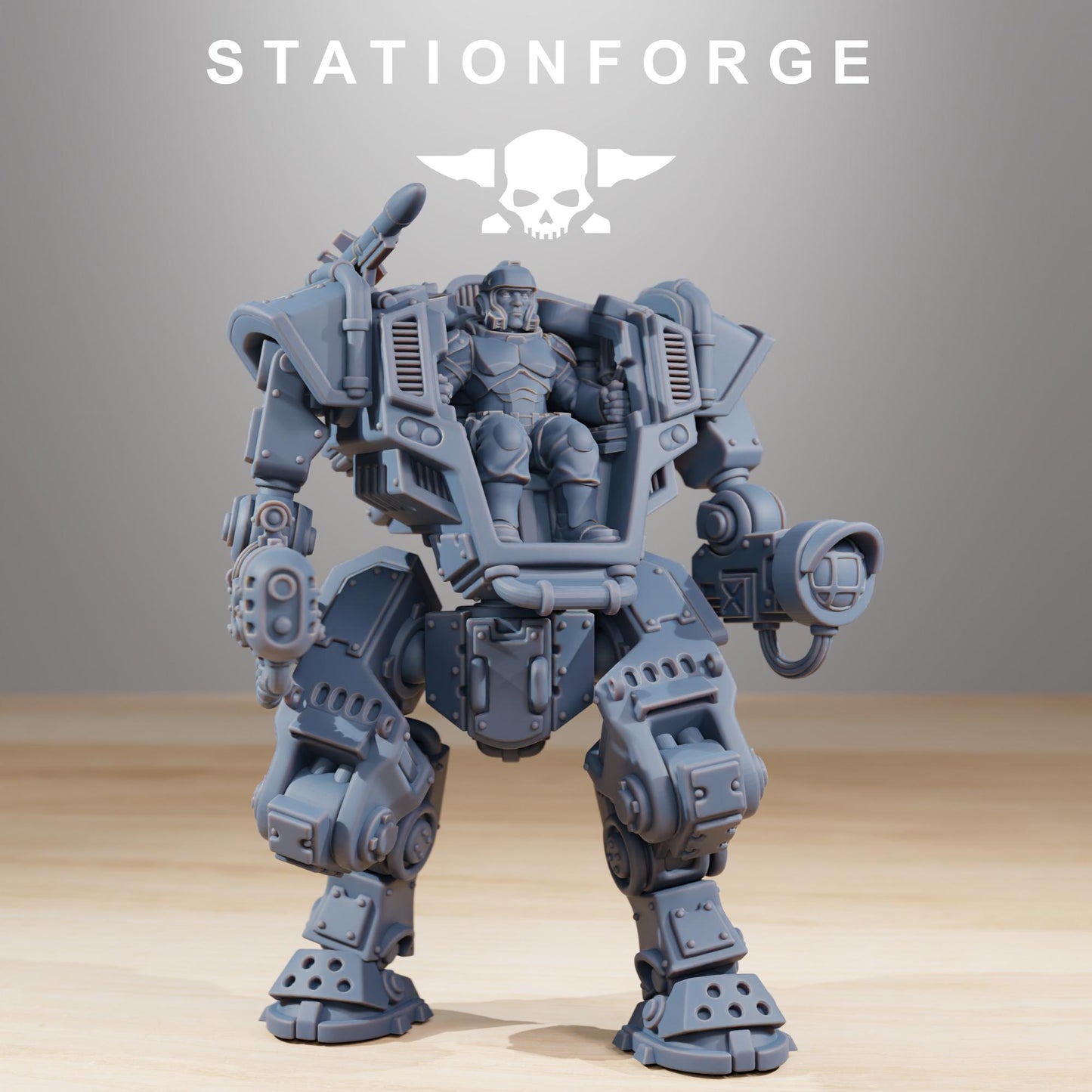 National Guard Warmech | Station Forge | Wargaming | Grim dark future wargaming | Mutants | sci-fi tabletop