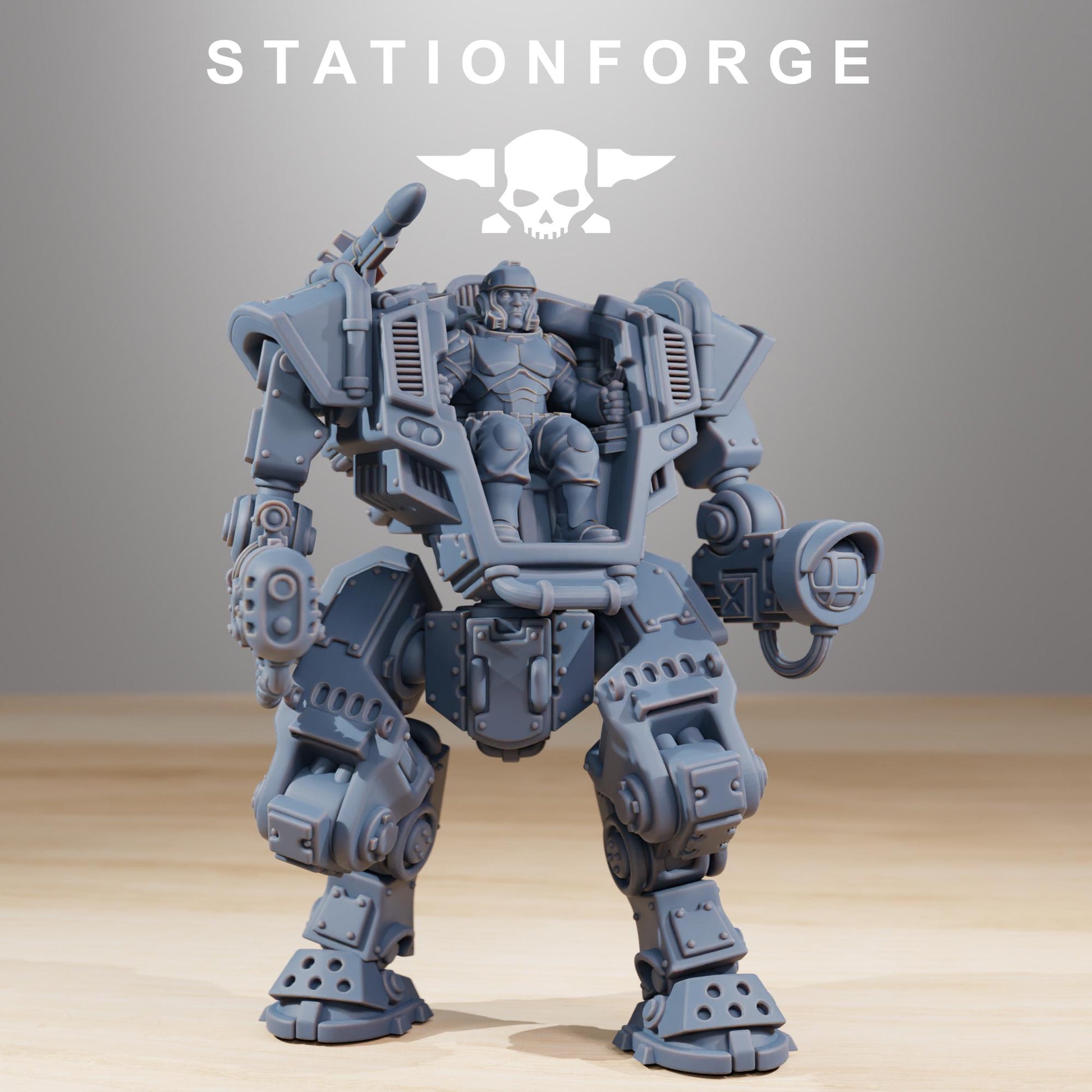 National Guard Warmech | Station Forge | Wargaming | Grim dark future wargaming | Mutants | sci-fi tabletop