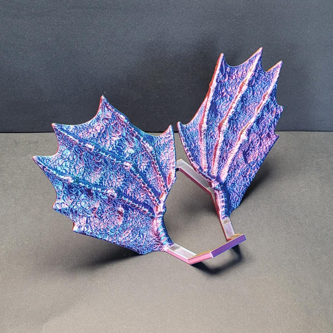 Dragon Wing Book Keeper – 3D Printed Fantasy Book or Tablet Stand | Fantasy Home Decor