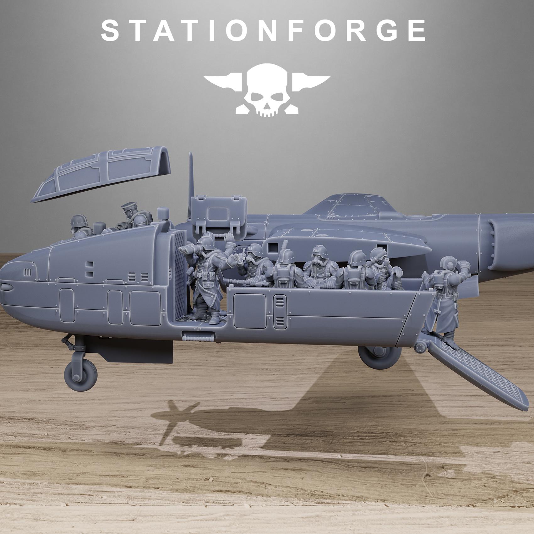 GrimGuard Vulture Plane | Station Forge | Wargaming