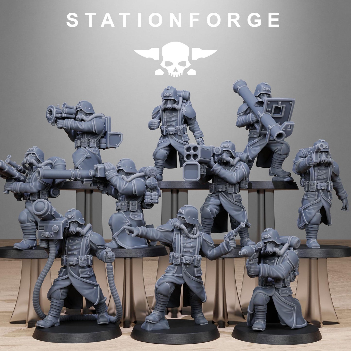 GrimGuard Rocketeers | Station Forge | Wargaming | Infantry | Soldiers