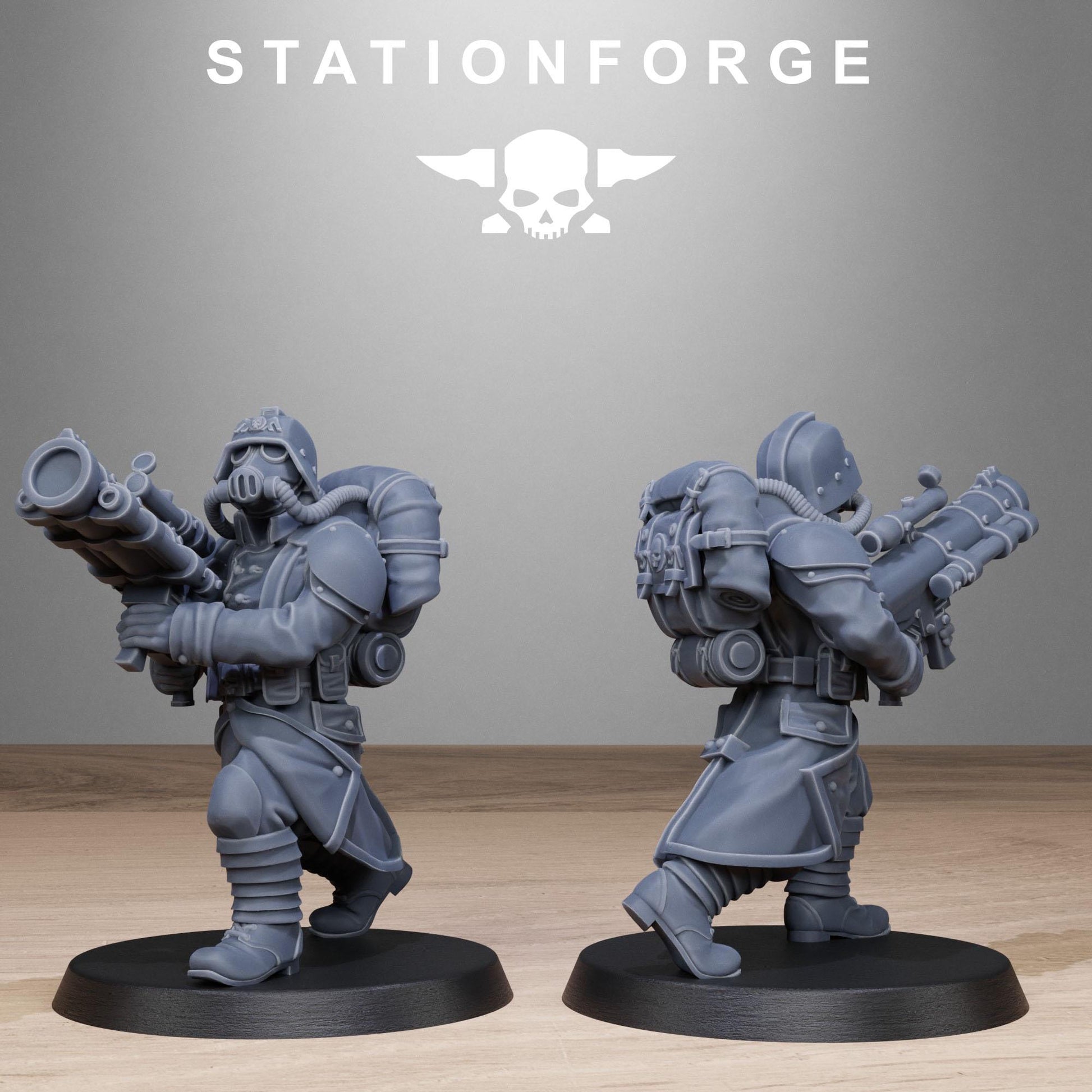 GrimGuard Rocketeers | Station Forge | Wargaming | Infantry | Soldiers