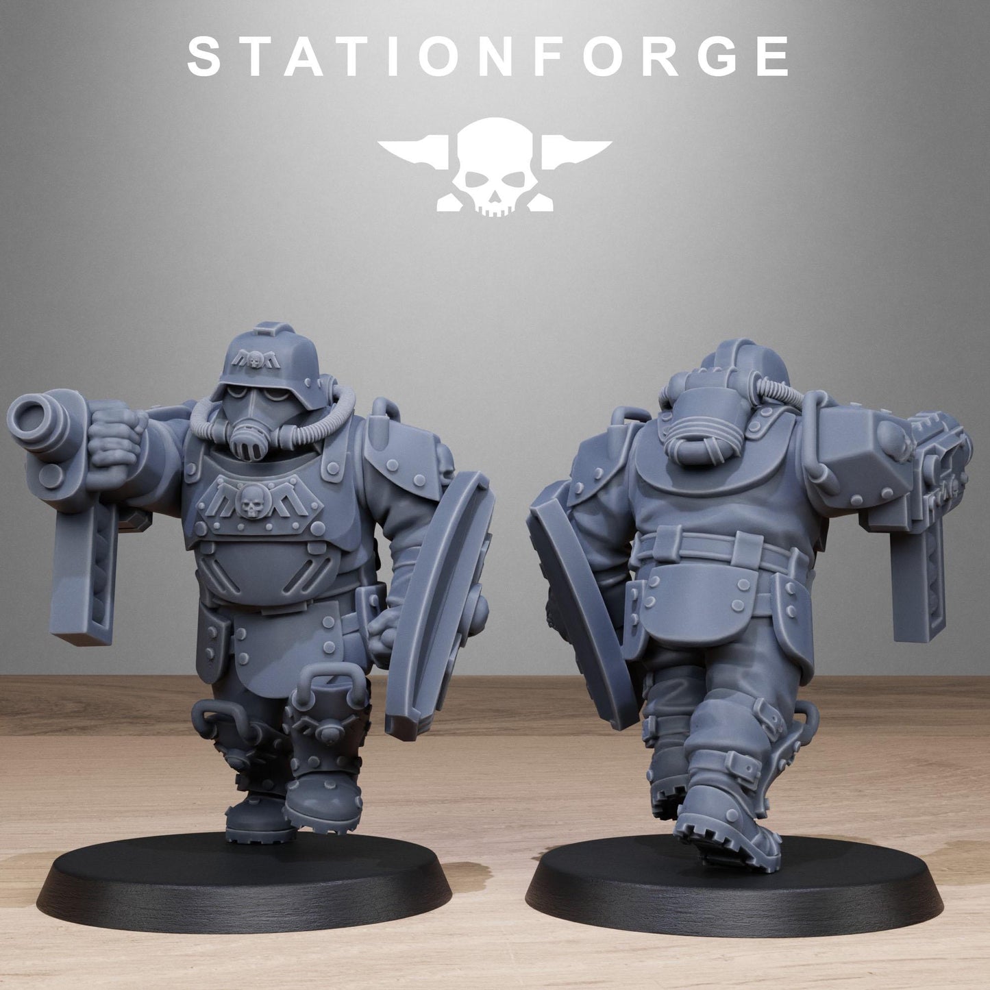 GrimGuard Armored Mutants | Station Forge | Wargaming | Infantry | Soldiers