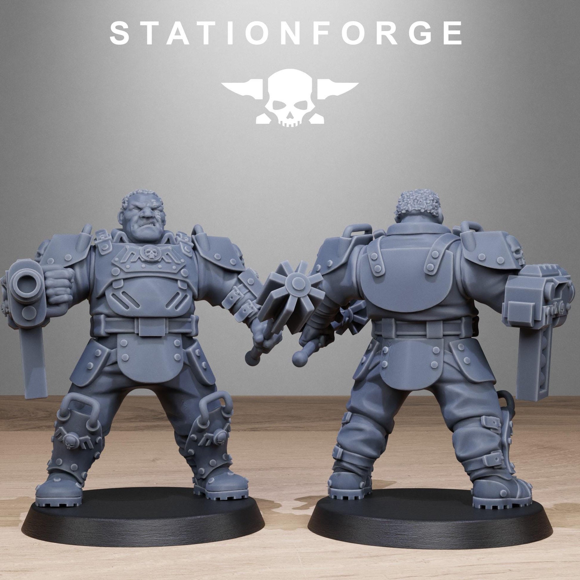 GrimGuard Armored Mutants | Station Forge | Wargaming | Infantry | Soldiers