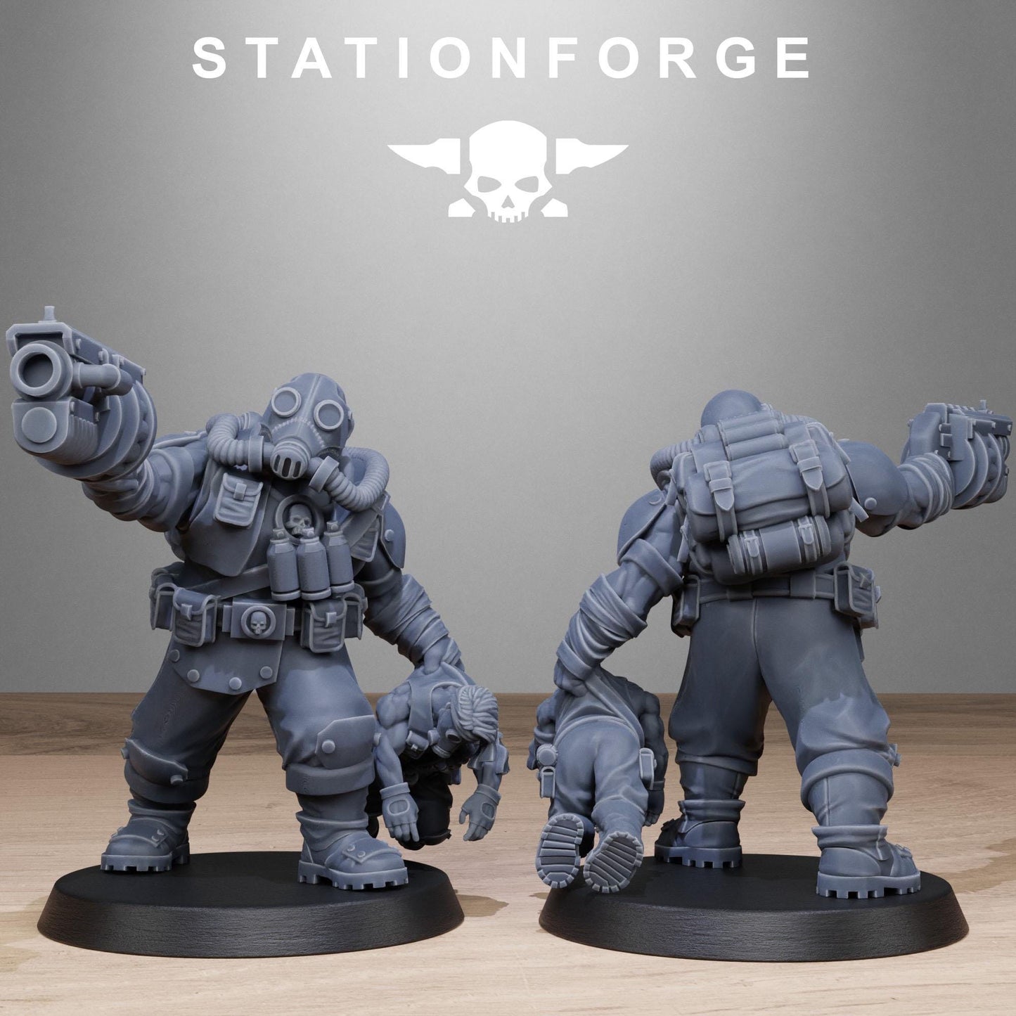 GrimGuard Jungle Fighter Mutants | Station Forge | Marines | Wargaming | Infantry | Soldiers