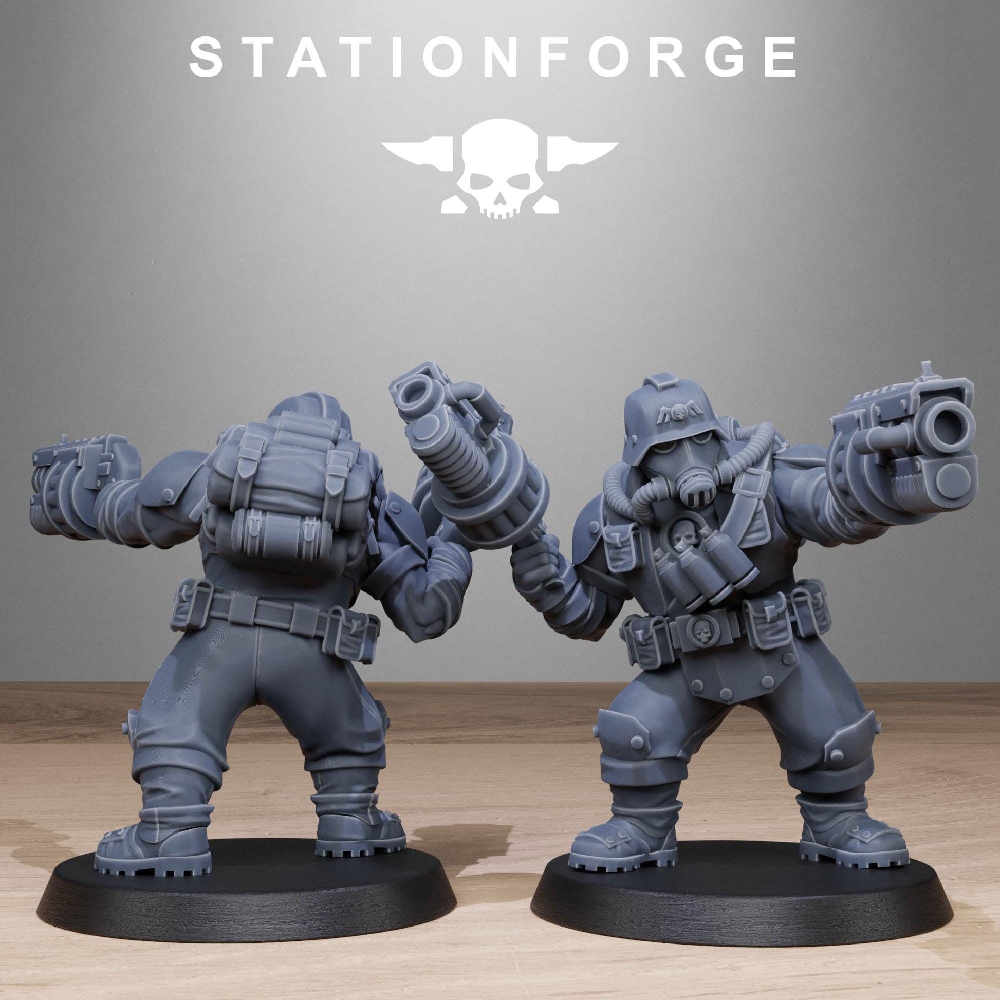 GrimGuard Jungle Fighter Mutants | Station Forge | Marines | Wargaming | Infantry | Soldiers