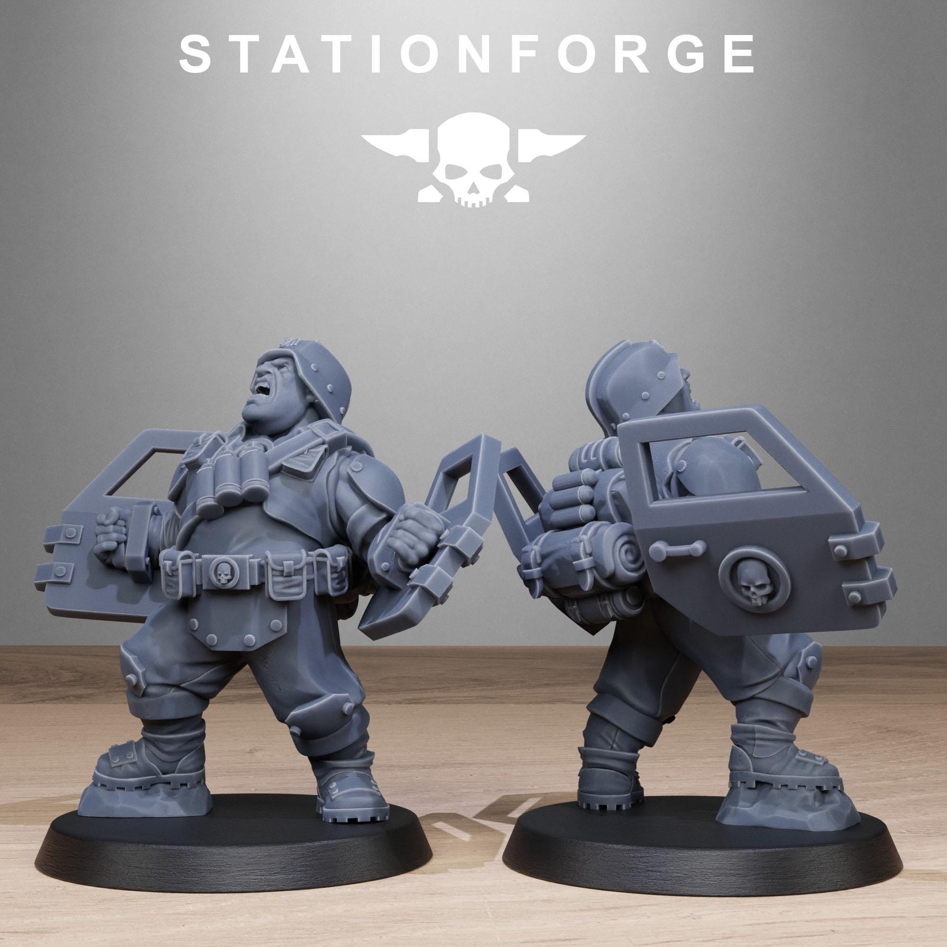 GrimGuard Jungle Fighter Mutants | Station Forge | Marines | Wargaming | Infantry | Soldiers