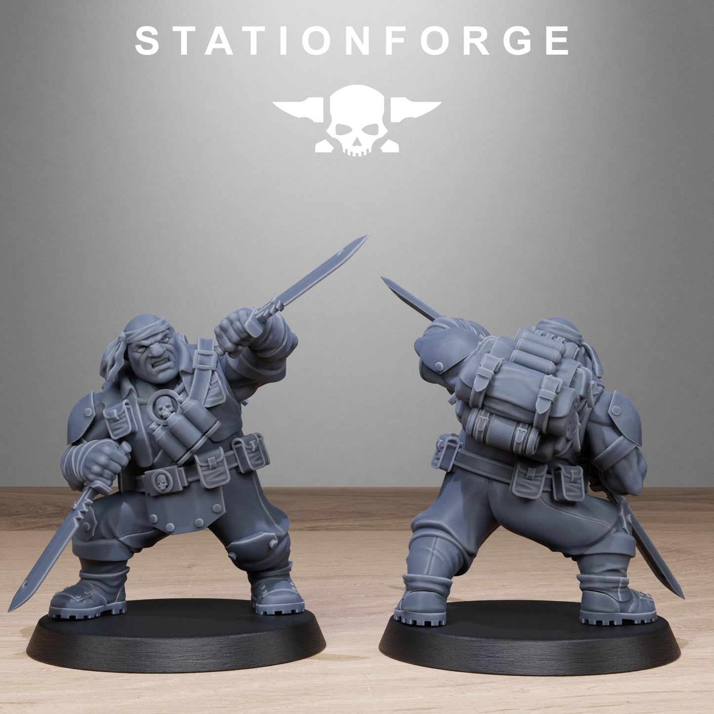 GrimGuard Jungle Fighter Mutants | Station Forge | Marines | Wargaming | Infantry | Soldiers