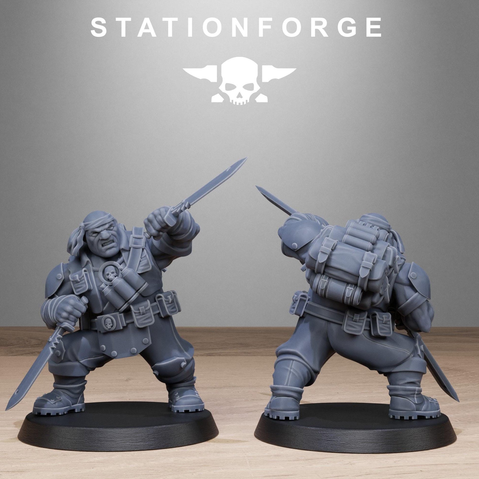 GrimGuard Jungle Fighter Mutants | Station Forge | Marines | Wargaming | Infantry | Soldiers